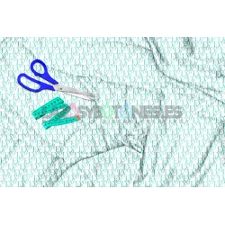 Tela Dior Agua / Blanco - 150cm/ancho