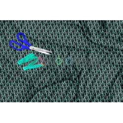 Tela Dior Agua / Negro - 150cm/ancho