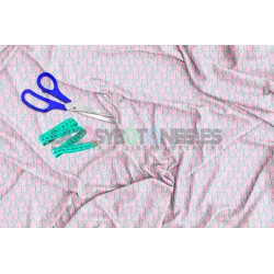 Tela Dior Agua / Rosa - 150cm/ancho