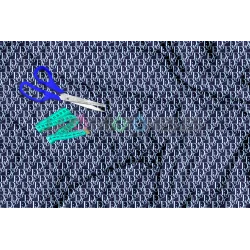 Tela Dior Azul Bebé / Marino - 150cm/ancho