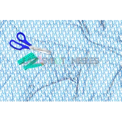 Tela Dior Blanco / Azul - 150cm/ancho