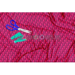 Tela Dior Marino / Fucsia - 150cm/ancho