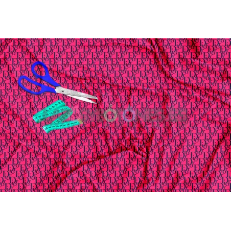 Tela Dior Marino / Fucsia - 150cm/ancho