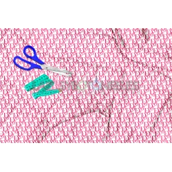 Tela Dior Fucsia / Blanco - 150cm/ancho