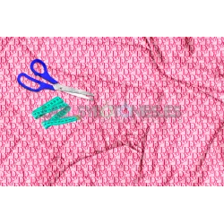 Tela Dior Fucsia / Rosa Bebé - 150cm/ancho