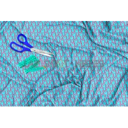 Tela Dior Fucsia / Agua - 150cm/ancho