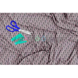 Tela Dior Rosa / Gris - 150cm/ancho