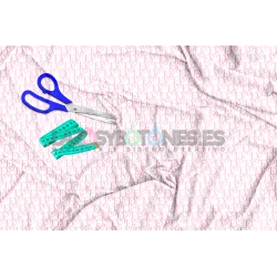 Tela Dior Rosa / Blanco - 150cm/ancho