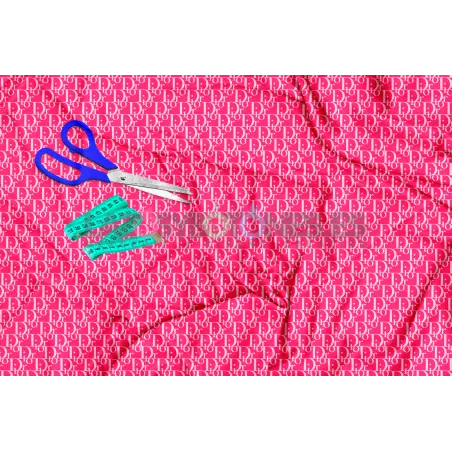 Tela Dior Rosa Bebé / Fucsia - 150cm/ancho