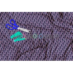 Tela Dior Rosa Bebé / Marino - 150cm/ancho