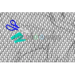 Tela Dior Negro / Blanco - 150cm/ancho