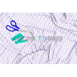 Tela Dior Lila / Blanco - 150cm/ancho