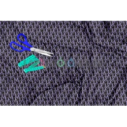 Tela Dior Lila / Negro - 150cm/ancho