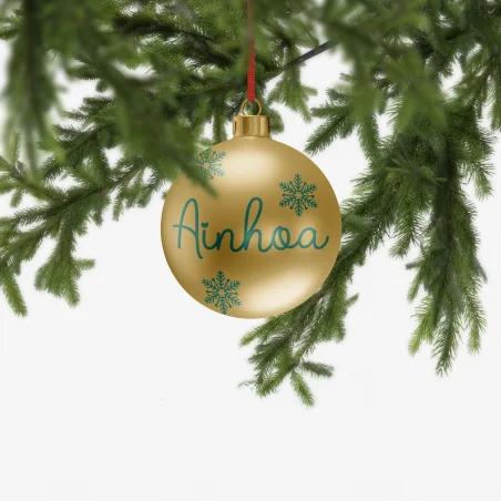 BOLA DE NAVIDAD PERSONALIZADA NOMBRE