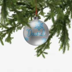 BOLA DE NAVIDAD PERSONALIZADA NOMBRE 2