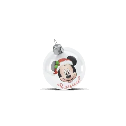 BOLA TRANSPARENTE DE NAVIDAD NOMBRE E IMAGEN