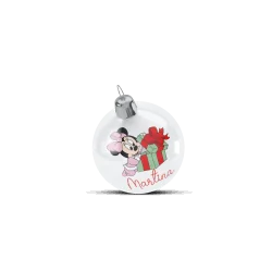 BOLA TRANSPARENTE DE NAVIDAD NOMBRE E IMAGEN 2