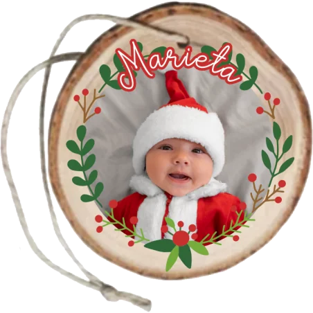 RODAJA DE MADERA - FOTO PERSONALIZADA