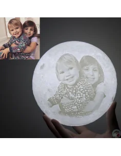 LÁMPARA LUNA PERSONALIZADA CON LUZ LED 2