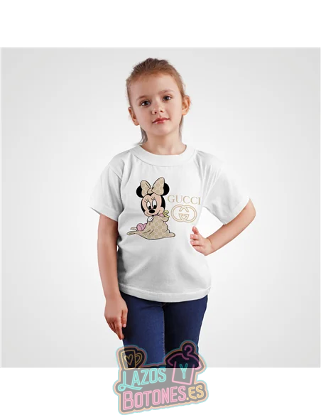 PEGATINA ROPA TODO COLOR - MINNIE GUCCI 15cm ¡¡¡DESCUENTO!!!