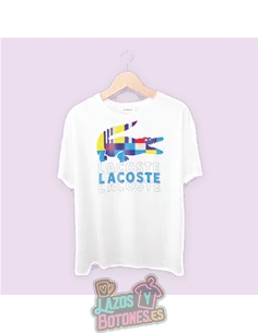 PEGATINA ROPA TODO COLOR - LACOSTE 22cm ¡¡¡DESCUENTO!!!