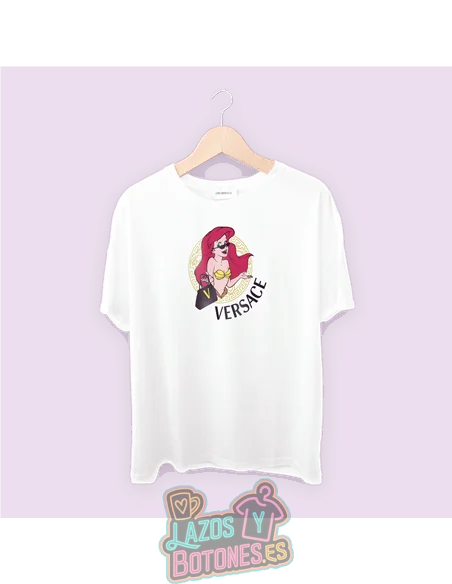 PEGATINA ROPA TODO COLOR - SIRENITA VERSACE 22cm ¡¡¡DESCUENTO!!!