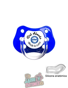 CHUPETE PERSONALIZADO DEPORTIVO ALAVÉS FRASE