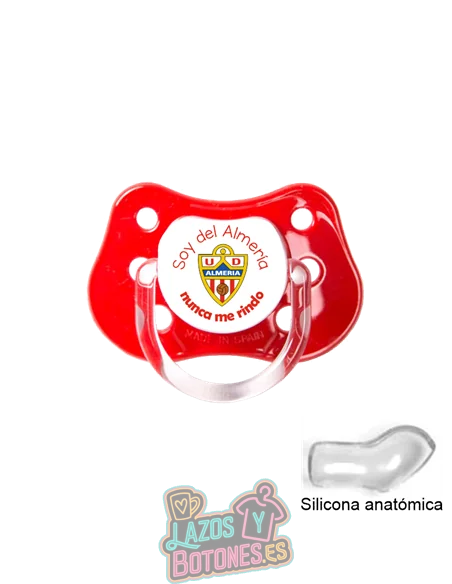 CHUPETE PERSONALIZADO DEPORTIVO ALMERÍA FRASE