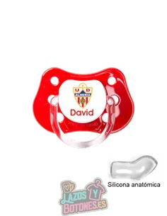 CHUPETE PERSONALIZADO DEPORTIVO ALMERÍA NOMBRE