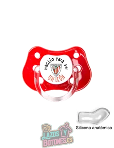 CHUPETE PERSONALIZADO ATLÉTICO CLUB DE BILBAO FRASE