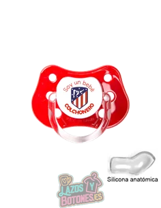 CHUPETE PERSONALIZADO ATLÉTICO DE MADRID FRASE