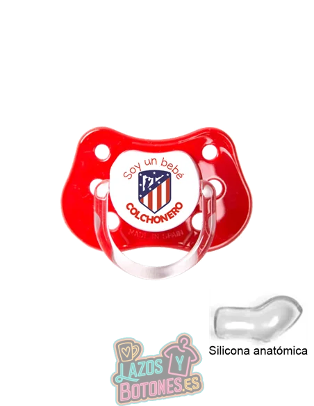 CHUPETE PERSONALIZADO ATLÉTICO DE MADRID FRASE