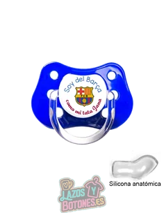 CHUPETE PERSONALIZADO BARÇA - BARCELONA FRASE
