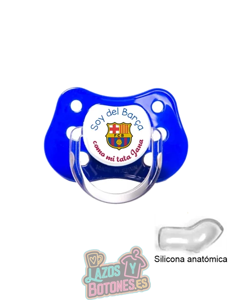 CHUPETE PERSONALIZADO BARÇA - BARCELONA FRASE