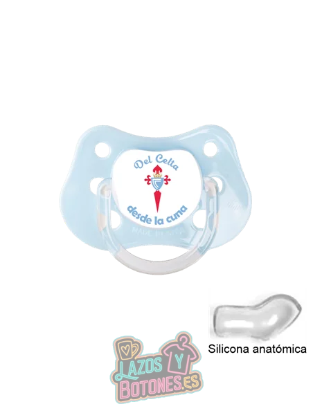 CHUPETE PERSONALIZADO CELTA DE VIGO FRASE