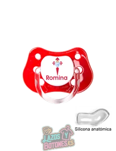 CHUPETE PERSONALIZADO CELTA DE VIGO NOMBRE