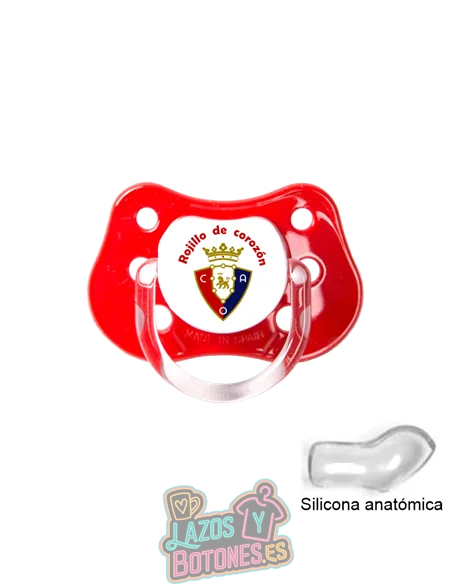 CHUPETE PERSONALIZADO OSASUNA FRASE