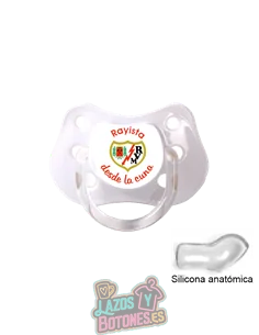 CHUPETE PERSONALIZADO RAYO VALLECANO FRASE 2