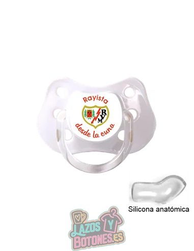 CHUPETE PERSONALIZADO RAYO VALLECANO FRASE