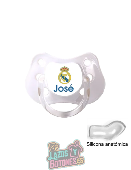 CHUPETE PERSONALIZADO REAL MADRID NOMBRE