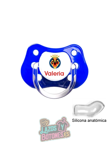 CHUPETE PERSONALIZADO VILLAREAL NOMBRE