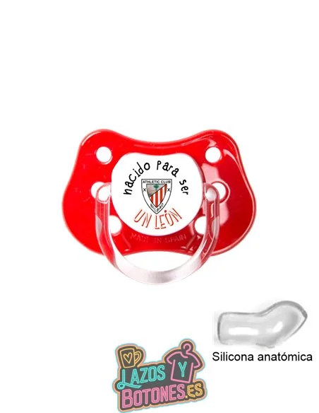 CHUPETE PERSONALIZADO ATLÉTICO CLUB DE BILBAO FRASE