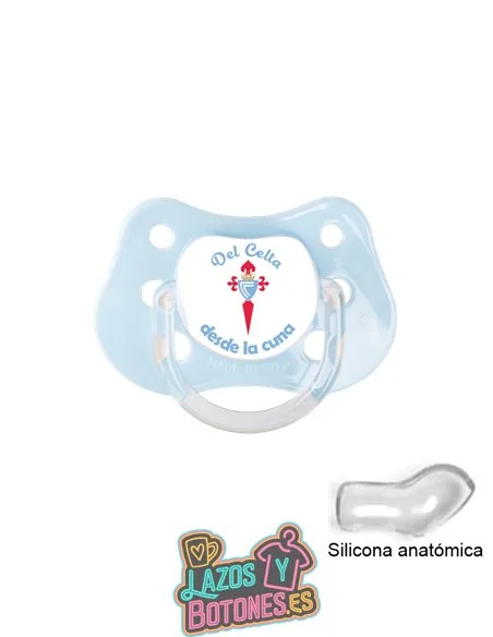 CHUPETE PERSONALIZADO CELTA DE VIGO FRASE