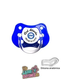 CHUPETE PERSONALIZADO DEPORTIVO ALAVÉS FRASE