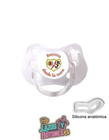 CHUPETE PERSONALIZADO RAYO VALLECANO FRASE