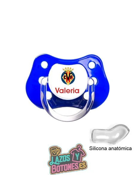 CHUPETE PERSONALIZADO VILLAREAL NOMBRE