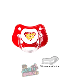 CHUPETE PERSONALIZADO - SUPER HIJO - 0 a 6 meses