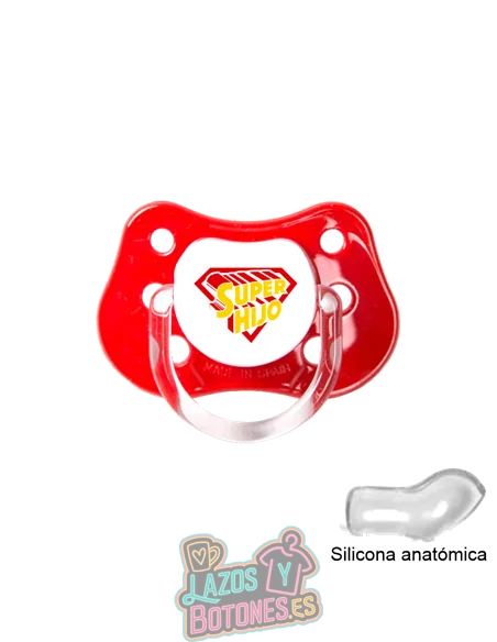 CHUPETE PERSONALIZADO - SUPER HIJO - 0 a 6 meses