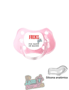 CHUPETE PERSONALIZADO - FRIKI POR PARTE DE... - 0 a 6 meses
