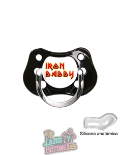 CHUPETE PERSONALIZADO - IRON DADDY - 0 a 6 meses